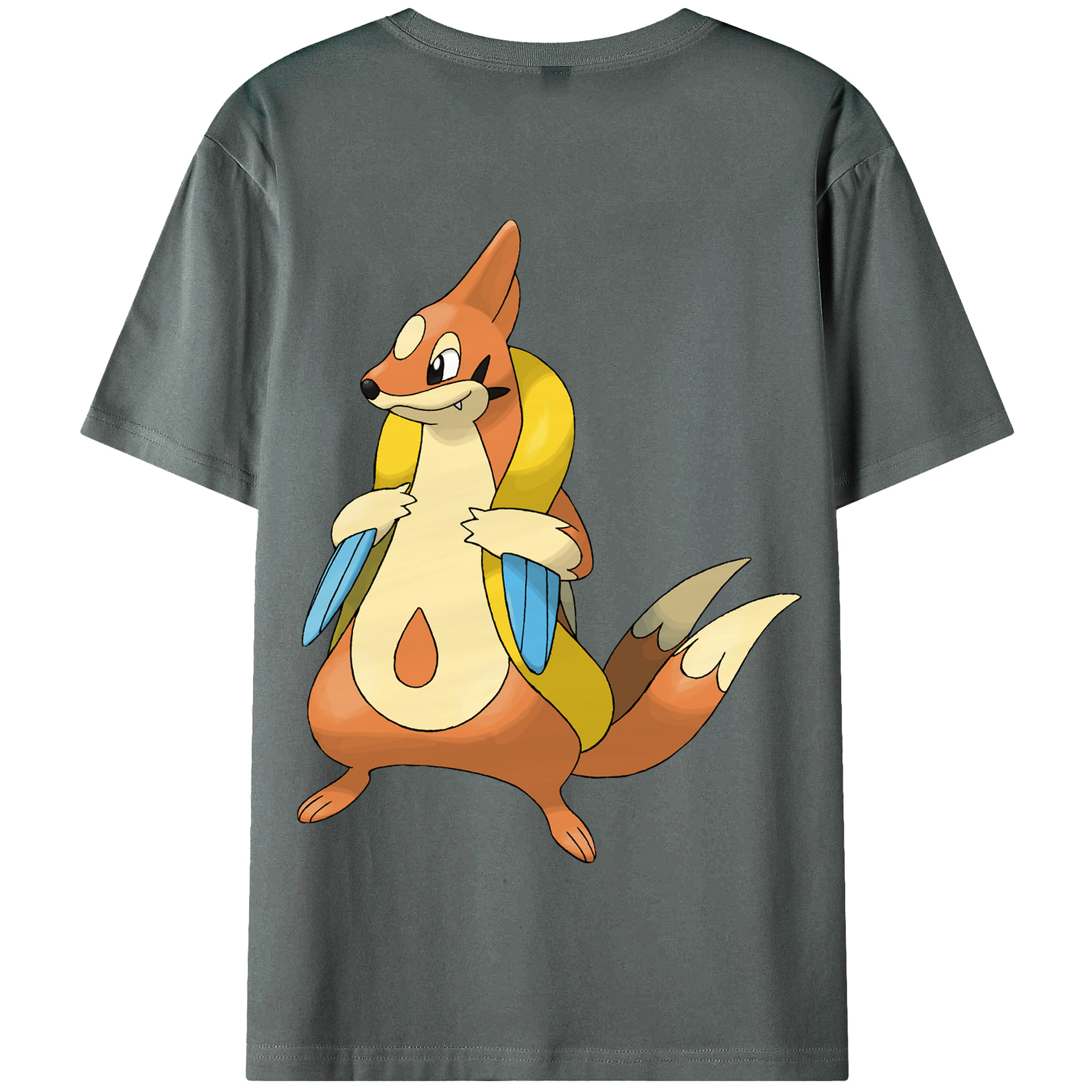 （画像用） ポケットモンスター Pokémon 綿100％半袖Tシャツ（背面プリント）